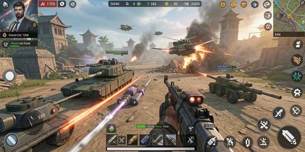 Tampilan menarik dari gameplay seru 3446 di TPS.
