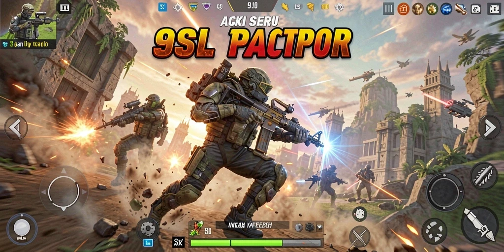 Screenshot gameplay TPS yang menampilkan aksi seru di 9SL.