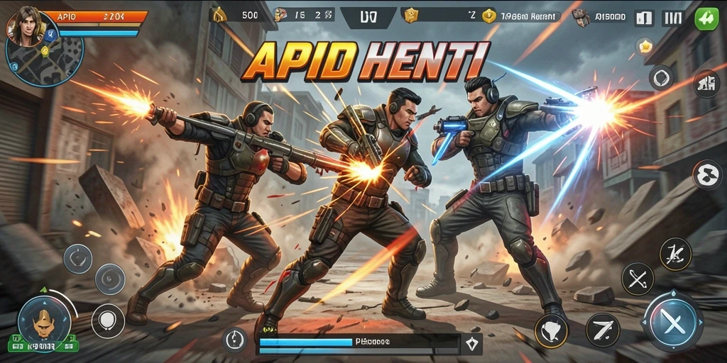 Gameplay menegangkan dalam API5000 yang menguji ketangkasan Anda.