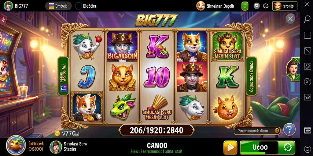 Gameplay seru dengan mesin slot menarik di BIG777.