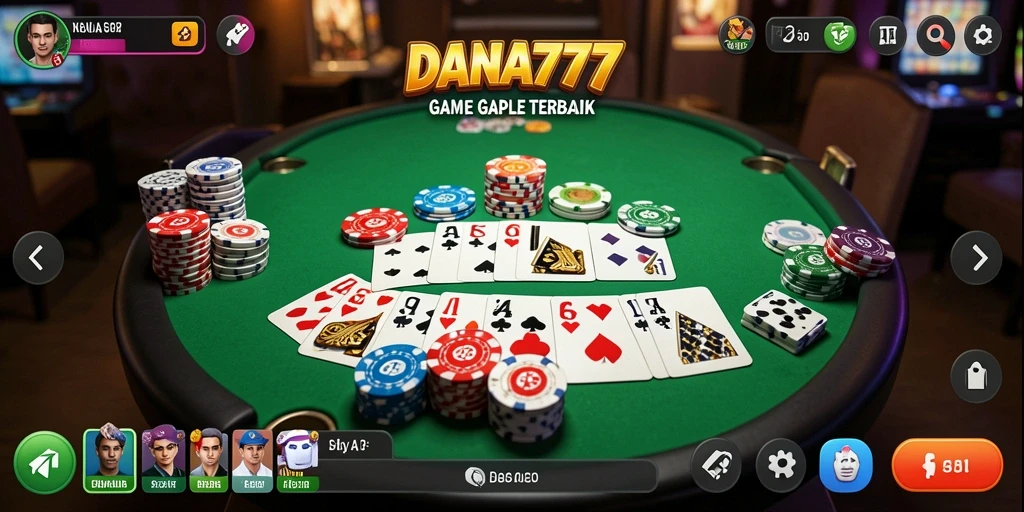Tampilan gameplay seru DANA777 dengan pemain yang berinteraksi.