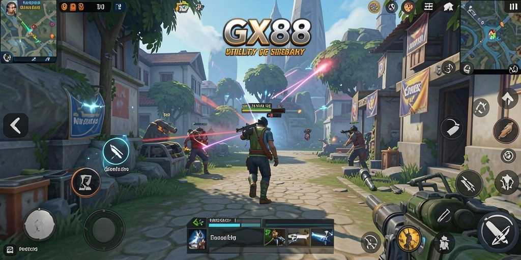 Tampilan antarmuka GX88 yang modern dan fungsional.