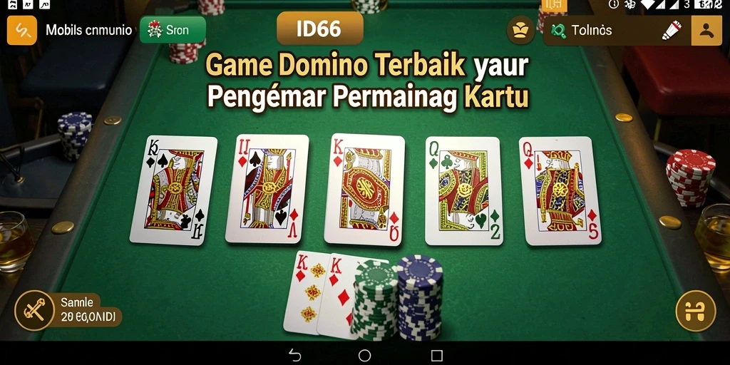 Tampilan gameplay Domino yang menarik di ID66.