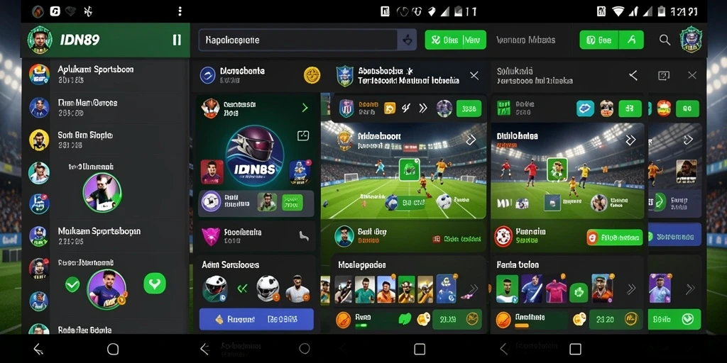 Tampilan menarik dari gameplay Sportsbook IDN89 yang dinamis.