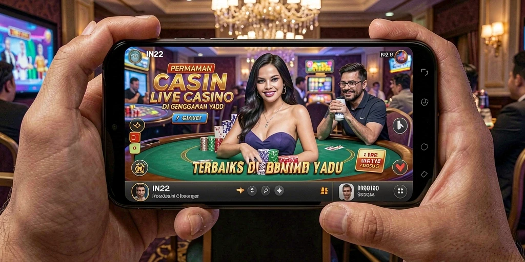 Tampilan gameplay langsung dari dealer profesional di IN22.