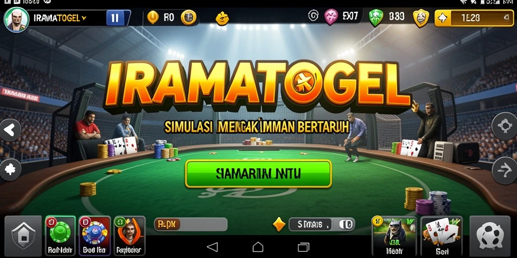 Tampilan gameplay menarik di IRAMATOGEL dengan berbagai pilihan taruhan.