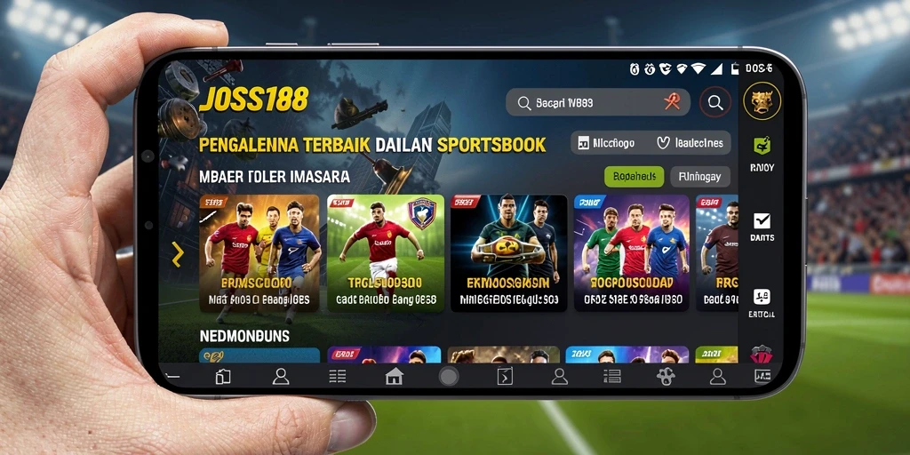 Screenshot permainan JOSS188 saat melakukan taruhan olahraga.
