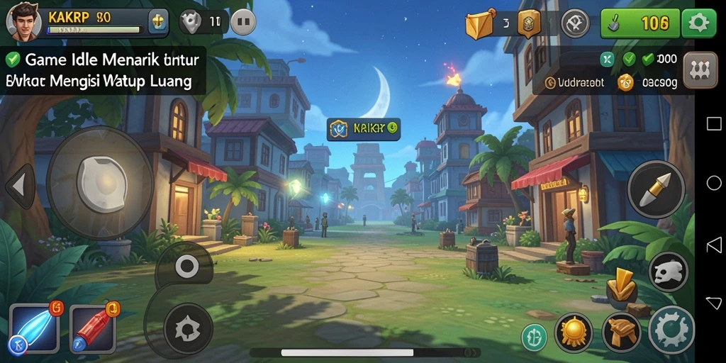 Tampilan gameplay KAKRP yang seru dan penuh warna.