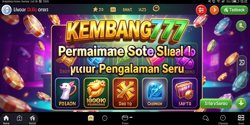Tampilan gameplay Slot KEMBANG777 yang menarik dan mendebarkan.