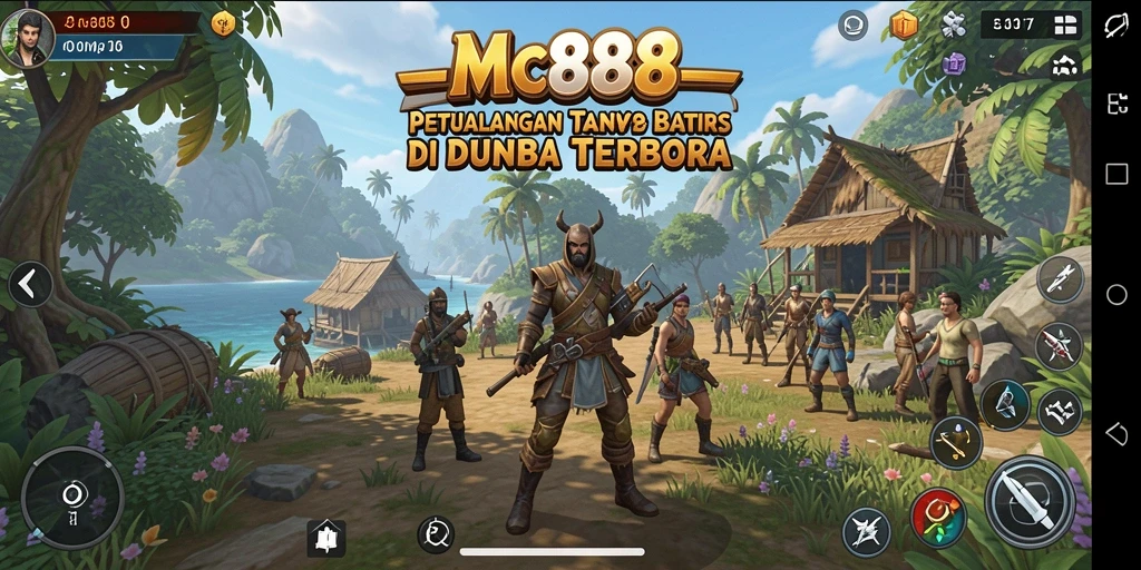 Screenshot gameplay <strong>MC888</strong> menampilkan eksplorasi dunia terbuka yang menakjubkan.