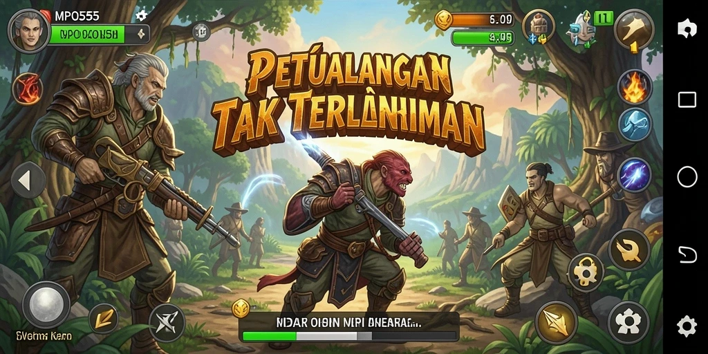 Tampilan gameplay MPO555 yang menggugah semangat petualangan.