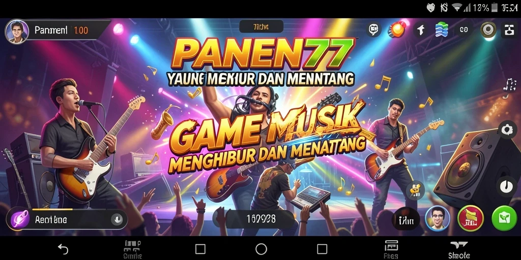 Gameplay seru PANEN77 yang menantang keterampilan musik Anda.