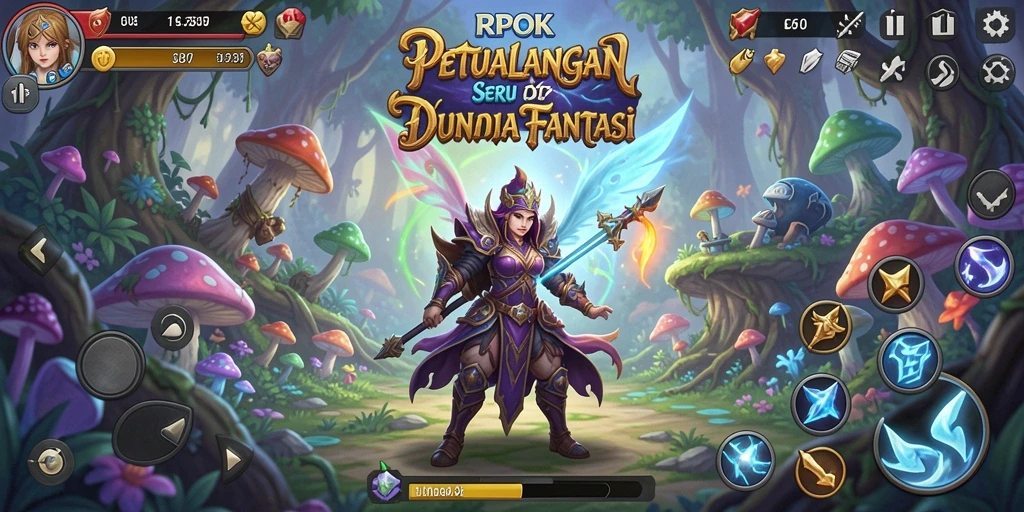Screenshot RPOK yang menampilkan aksi seru dalam gameplay petualangan.