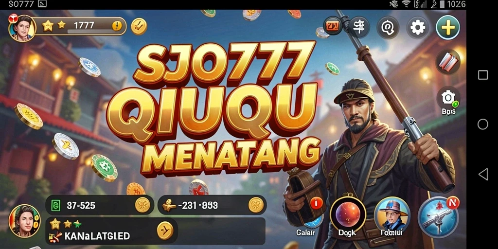 Screenshot gameplay QiuQiu yang menegangkan di SJO777.