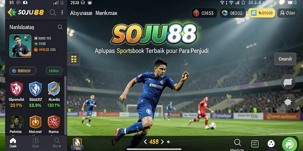 Tampilan menarik dari gameplay SOJU88 dalam taruhan olahraga.