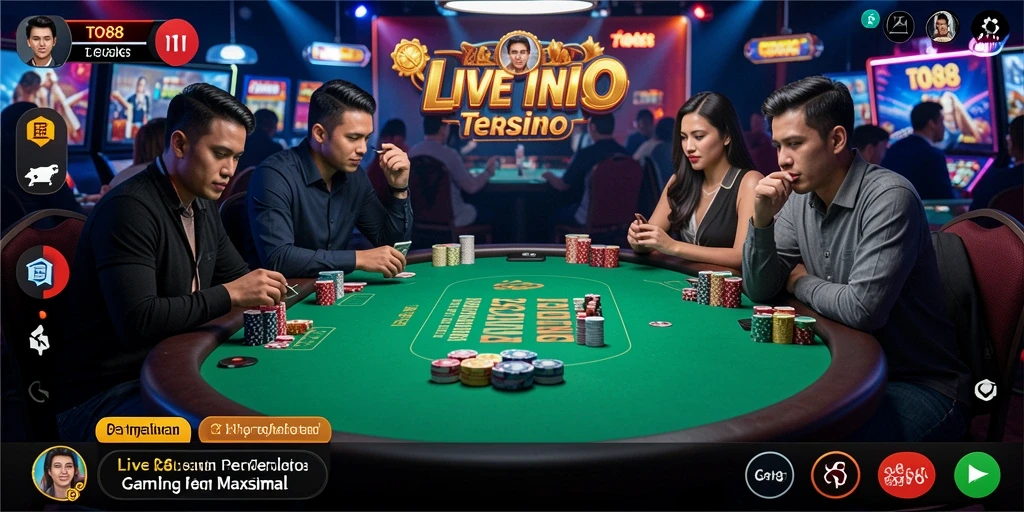 Gameplay Live Casino yang mendebarkan di TO88.